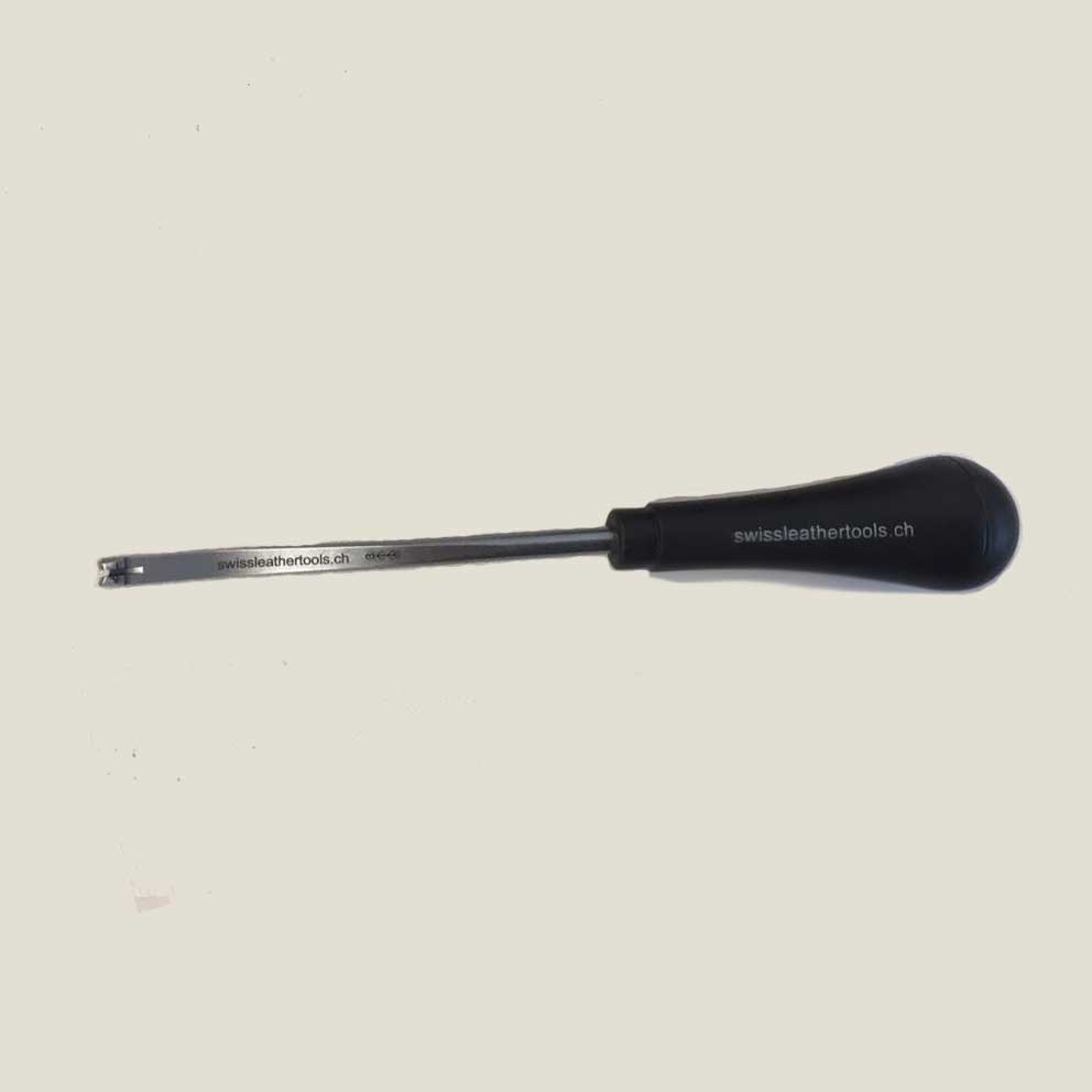 Edge Beveler SLT black handle, english type,  Sz.3, sharpened and polished 